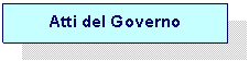 Casella di testo: Atti del Governo