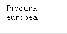 Procura europea