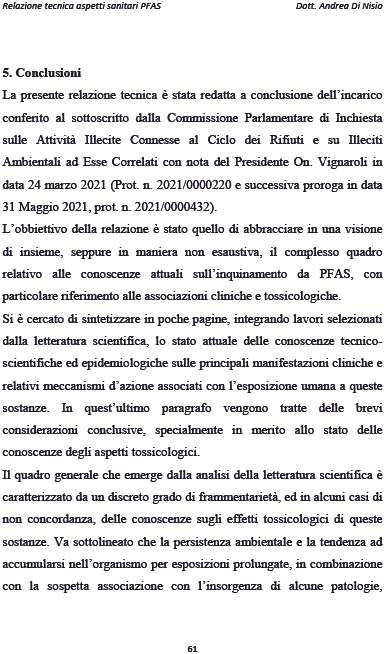 La contaminazione dei PFAS e gli enormi rischi per la salute