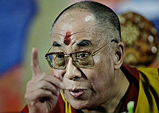 <B>Appello del Dalai Lama al mondo:<br>"Per favore, aiutate i tibetani"</B>