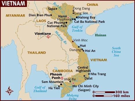 Map of Vietnam