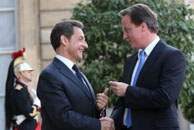 Prime Minister David Cameron and French President Nicolas Sarkozy (photo copyright: French Presidency)