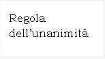 Regola dellunanimit