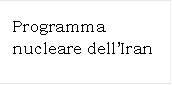 Programma nucleare dellIran