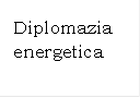 Diplomazia energetica