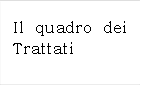 Il quadro dei Trattati