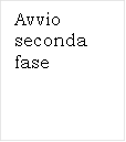 Avvio seconda fase