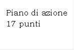 Piano di azione 17 punti 