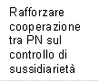 Rafforzare cooperazione tra PN sul controllo di sussidiariet
