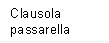 Clausola passarella