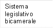 Sistema legislativo bicamerale