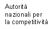 Autorit nazionali per la competitivit