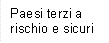 Paesi terzi a rischio e sicuri