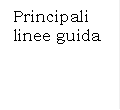 Principali linee guida