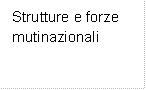 Strutture e forze mutinazionali