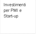 Investimenti per PMI e Start-up