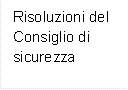 Risoluzioni del Consiglio di sicurezza


