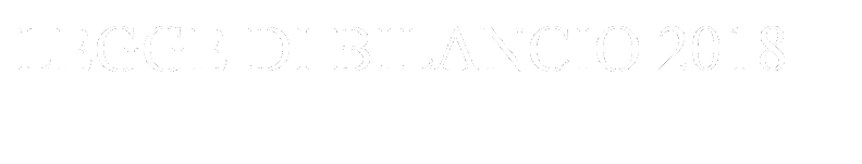 LEGGE DI BILANCIO 2018