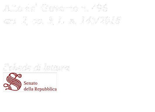 Atto del Governo n. 496
art. 2, co. 3, L. n. 145/2016




Schede di lettura
 
