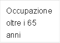 Occupazione oltre i 65 anni