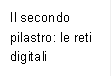 Il secondo pilastro: le reti digitali 