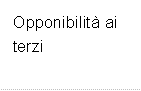 Opponibilit ai terzi