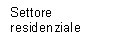 Settore residenziale