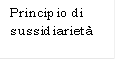 Principio di sussidiariet