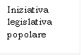 Iniziativa legislativa popolare