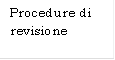 Procedure di revisione