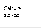 Settore servizi

