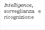 Intelligence, sorveglianza e ricognizione