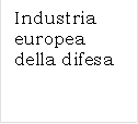 Industria europea della difesa