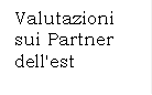 Valutazioni sui Partner dell'est