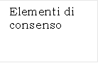 Elementi di consenso