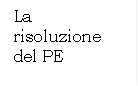 La risoluzione del PE