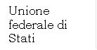 Unione federale di Stati