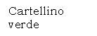 Cartellino verde