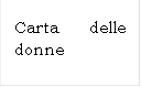 Carta delle donne