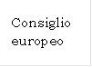 Consiglio europeo