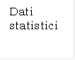 Dati statistici