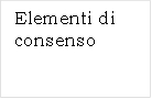 Elementi di consenso