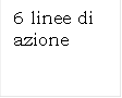 6 linee di azione