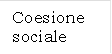 Coesione sociale