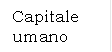 Capitale umano