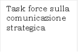 Task force sulla comunicazione strategica
