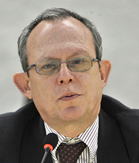 Mr. Frank La Rue
, Special Rapporteur of the right to freedom of opinion and expression  UN Photo, Jean Marc Ferr