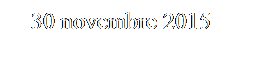 Casella di testo: 30 novembre 2015