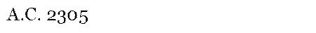 A.C. 2305
