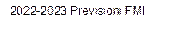 2022-2023 Previsioni FMI
